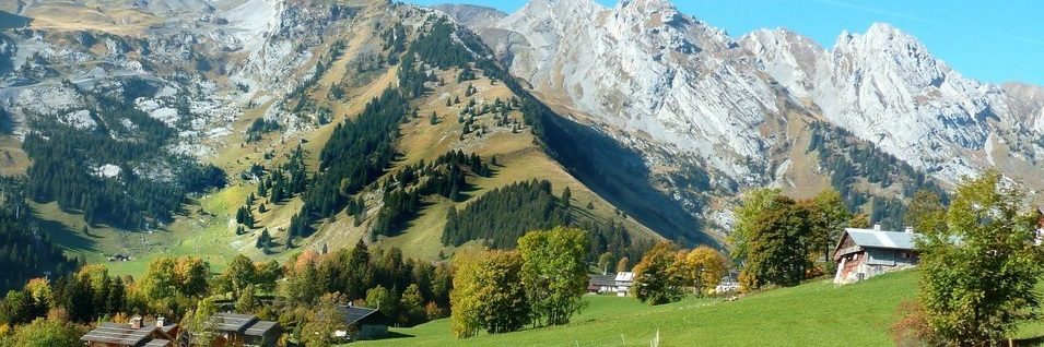 Une magnifique vue en Haute-Savoie