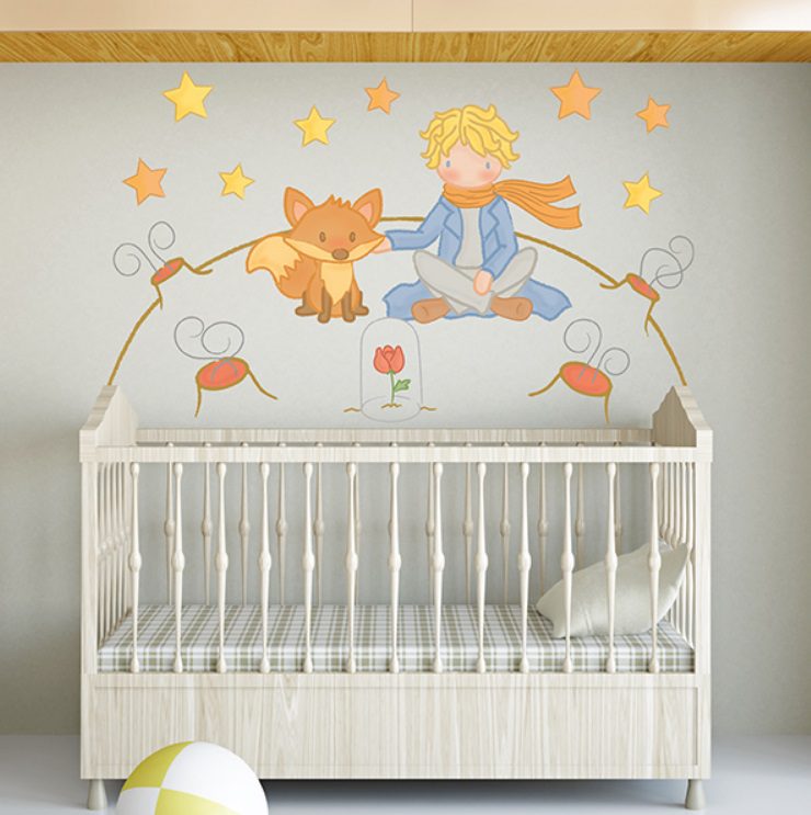 Sticker mural pour chambre de bébé