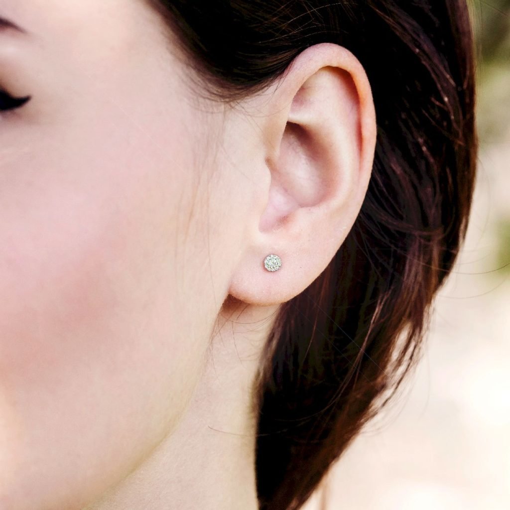 boucle d'oreilles minimaliste