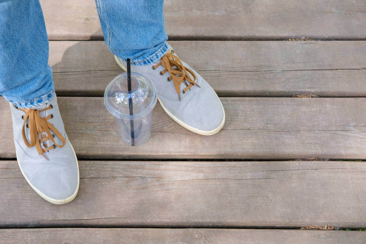 matière fabrication baskets recyclées