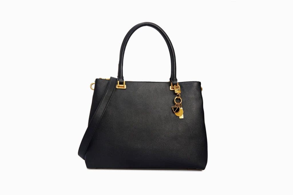 sac en cuir noire ances