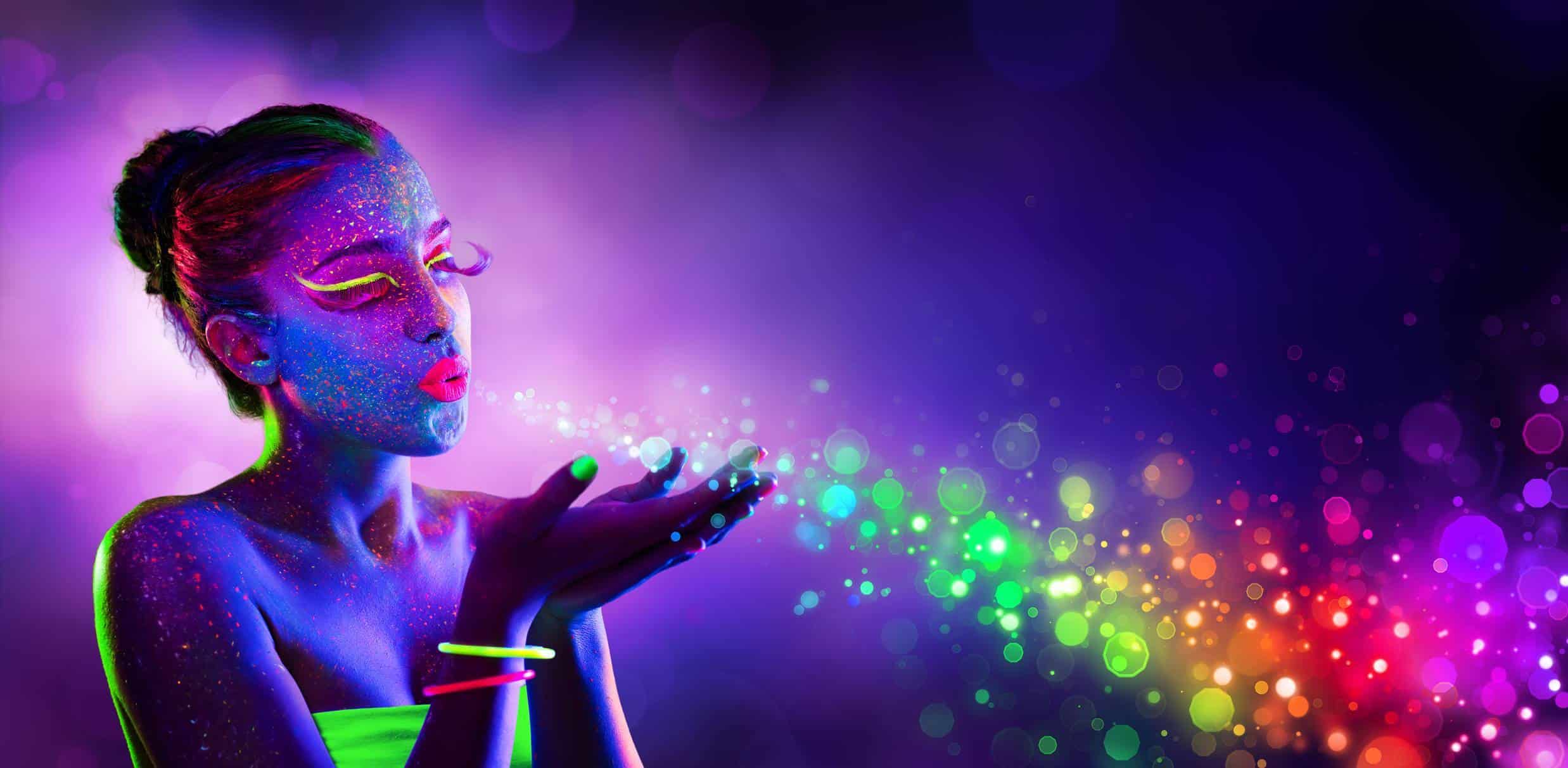 Maquillage fluo