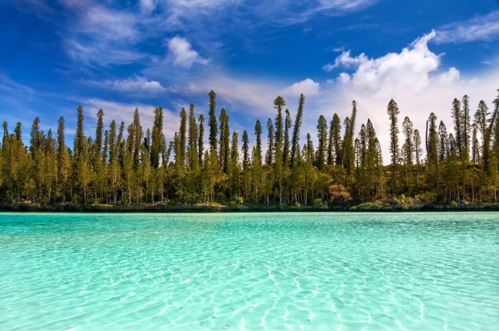 Piscine naturel de Oro Bay, l'ile de pines en nouvelle caledonie