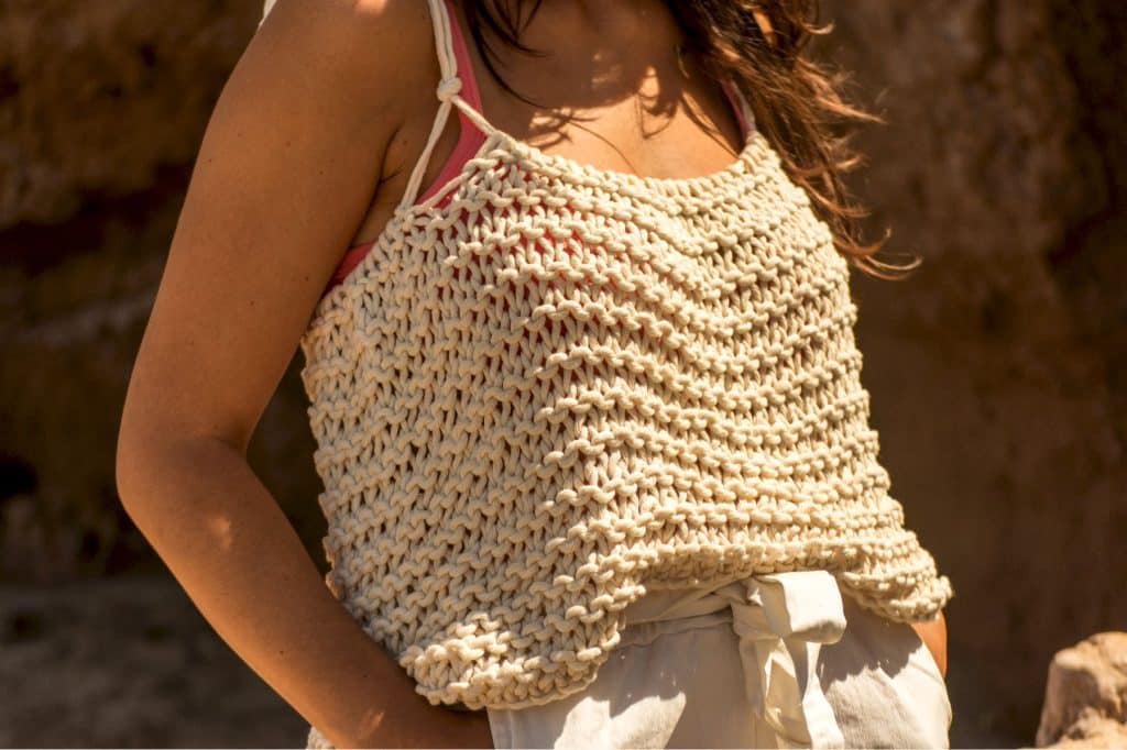 top en crochet pour femme
