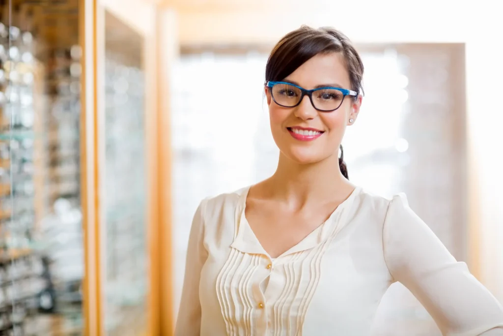 lunette de couleur pour rajeunir