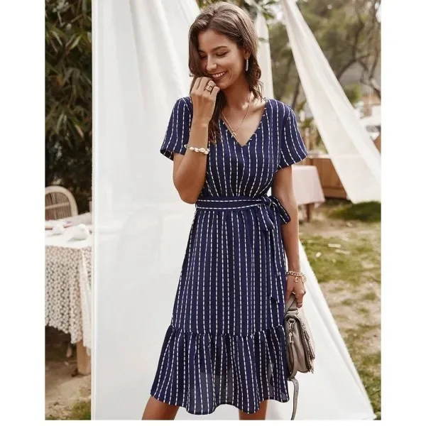 Robe longue bohème pour femme