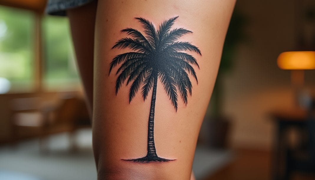 Palmier : la signification profonde de ce tatouage populaire découvrez la signification profonde du tatouage palmier, symbole de liberté, d’aventure et de renaissance. apprenez pourquoi ce motif séduit de plus en plus d’adeptes du tatouage.
