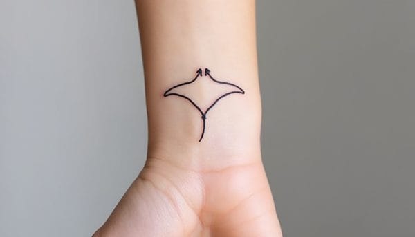 Tatouage raie manta : le symbole majestueux décrypté
