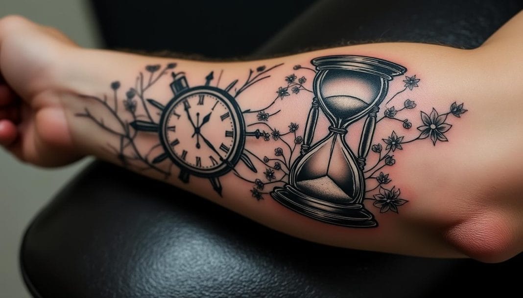 La signification profonde du tatouage sablier : un symbole du temps qui passe découvrez la signification profonde du tatouage sablier : symbole puissant du temps qui passe, de la vie et de l’éphémère. explorez ses origines et les messages qu’il transmet à travers différents styles et interprétations.