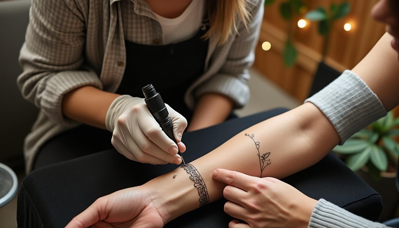 découvrez comment le tatouage bracelet pour femme incarne élégance, personnalité et originalité. inspirez-vous de modèles uniques pour sublimer votre style avec ce symbole tendance et plein de sens.