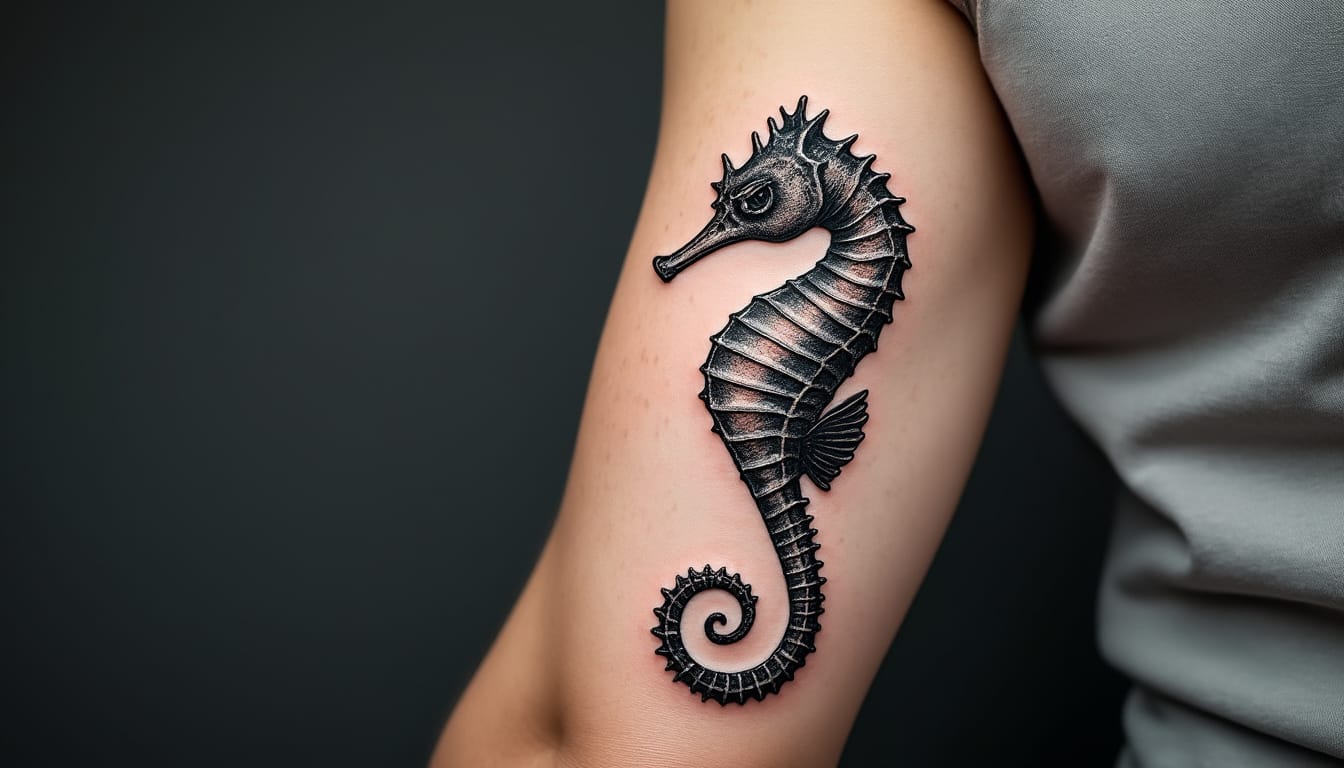 découvrez la signification profonde et la symbolique du tatouage hippocampe : sens, mythes et inspirations autour de ce motif mystérieux et élégant.