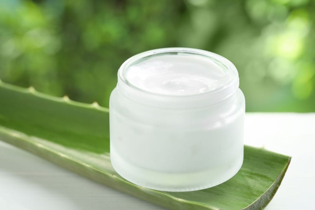 creme hydratante a l'aloe verra