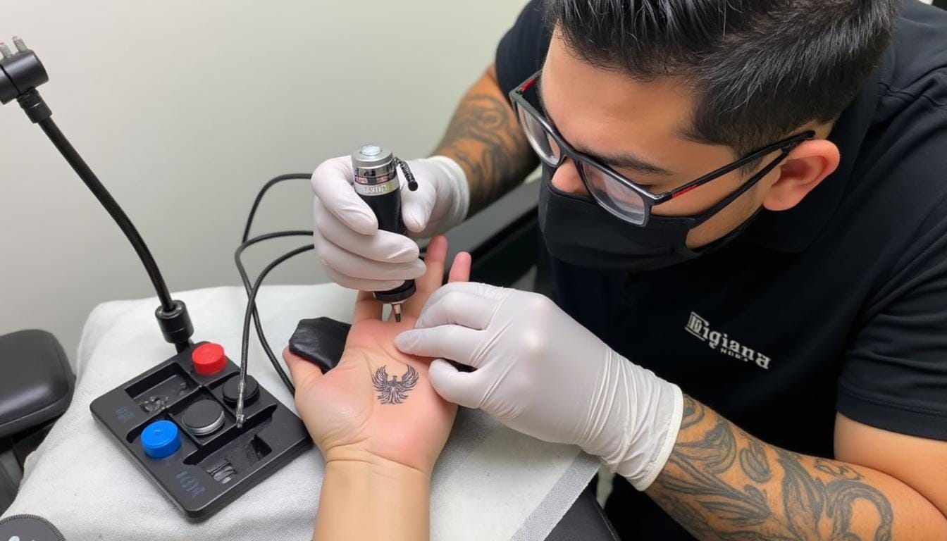 découvrez la signification profonde et la symbolique du tatouage de trois points alignés, un motif riche en histoire et en interprétations culturelles.